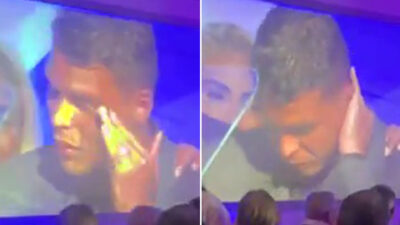 Momen emosional Thiago Silva menangis di atas panggung dan harus dihibur di upacara penghargaan Chelsea