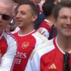 Penggemar Arsenal merayakan setelah 'menyeimbangkan' West Ham melawan Man City – sebelum menyadari bahwa mereka telah ditipu.