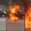 Avanza Diduga Bawa 12 Galon Pertalite Terbakar, Netizen: Azab Penimbun BBM