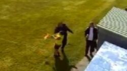 Wajah seorang manajer sepak bola darurat dipukul oleh seorang pelatih di pertandingan sepak bola – saat polisi melancarkan penyelidikan