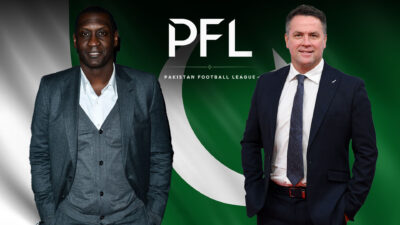 Michael Owen dan Emile Heskey bersatu kembali untuk meluncurkan liga pro pertama Pakistan dengan nama bintang diumumkan