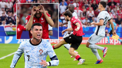 Georgia 2 Portugal 0: Kvaratskhelia yang sensasional menginspirasi tim kecil menuju kemenangan saat Cristiano Ronaldo mengecewakan