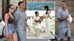 Pahlawan favorit Inggris Ollie Watkins bepergian bersama pacarnya Ellie Alderson di Milan setelah bertunangan.