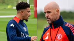 Jadon Sancho telah kembali ke pelatihan Man Utd untuk pertama kalinya dalam 10 bulan karena Ten Hag setuju untuk absen di bawah ancaman.