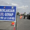 Daftar akses exit tol yang digunakan terkena ganjil genap